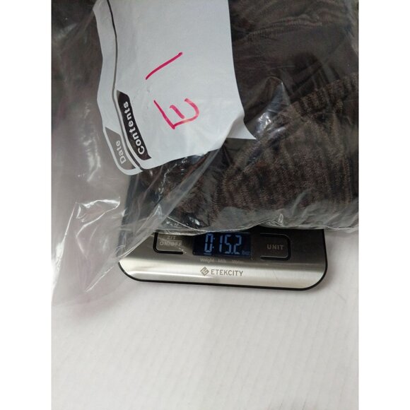 LOGO LORI GOLDSTEIN Womens Zip Cardigan 2X Mixed Media Heather Brown Faux Suede‎ - Picture 11 of 11